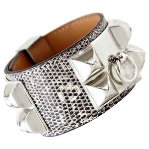 Hermes Lizard CDC CUFF PHW